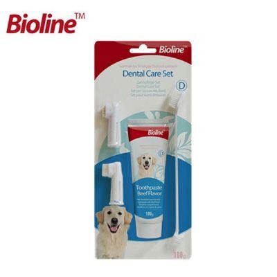Bioline Köpek Ağız Temizleme Jeli ve Parmak Diş Fırçası Seti