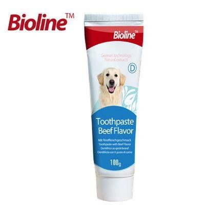 Bioline Tartar Azaltıcı Biftek Aromalı Köpek Diş Macunu 100 gr