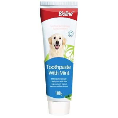 Bioline Nane Aromalı Köpek Diş Macunu 100 gr