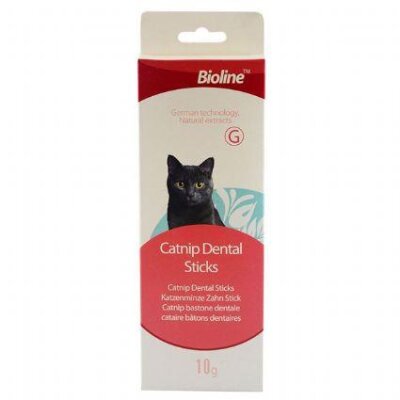 Bioline Tartar Önleyici Catnipli Dental Kedi Çubuğu 5 Adet