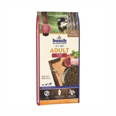 Bosch Adult Kuzu Etli Pirinçli Buğdaysız Köpek Maması 15 kg