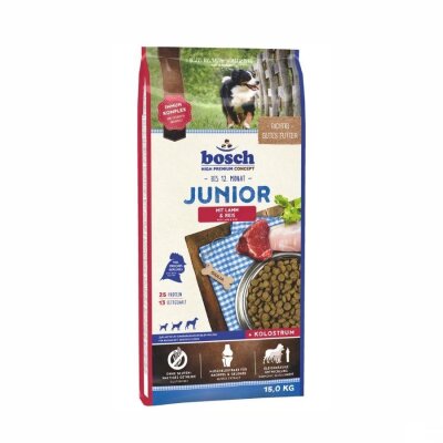 Bosch Glutensiz Kuzu Etli Pirinçli Yavru Köpek Maması 15 kg