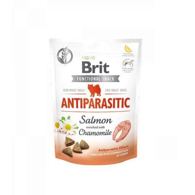Brit Antiparasitic Glutensiz Somonlu Bitkisel Köpek Ödülü 150 gr