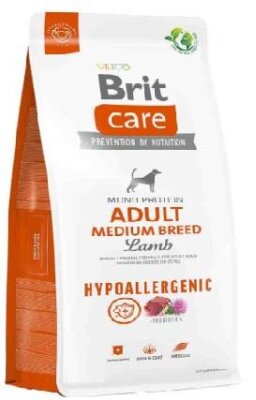 Brit Care Tek Protein Hipoalerjenik Kuzulu Yetişkin Köpek Maması 3 kg