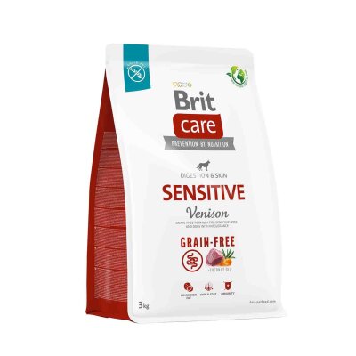 Brit Care Geyikli Tahılsız Hassas Sindirim Köpek Maması 3 kg
