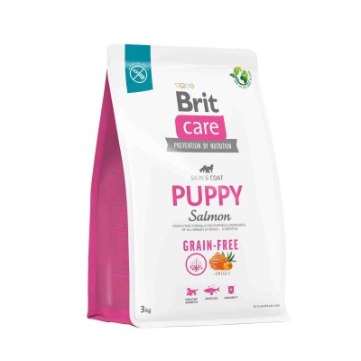 Brit Care Tahılsız Somonlu Hassas Deri Yavru Köpek Maması 3 kg
