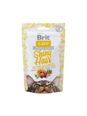 Brit Care Tüy Bakım Somonlu Tavuklu Kedi Ödül Maması 50 gr