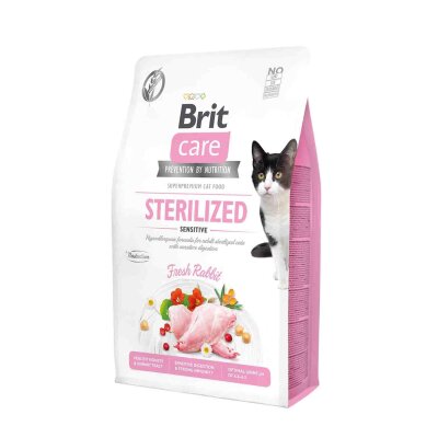 Brit Care Tavşanlı Kısırlaştırılmış Yetişkin Kedi Maması 7 kg