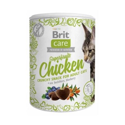 Brit Care Tavuklu Yaban Mersinli Glutensiz Kıtır Kedi Ödülü 100 gr