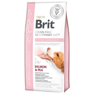 Brit Veterinary Diet Somonlu Tahılsız Hipoalerjenik Köpek Maması 12 kg