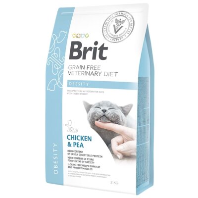 Brit Vet Diet Obesity Tahılsız Kilo Kontrolü Kedi Maması 2 kg