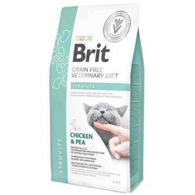 Brit Vet Diet Struvite Tahılsız İdrar Yolu Sağlığı Kedi Maması 5 kg