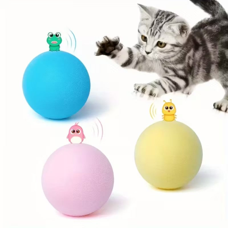 Kedi Otlu 3 Sesli İnteraktif Kedi Oyun Topu