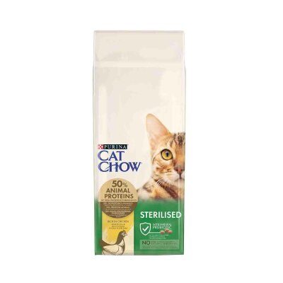 Cat Chow Tavuk Etli Kısırlaştırılmış Kedi Kuru Maması 15 kg