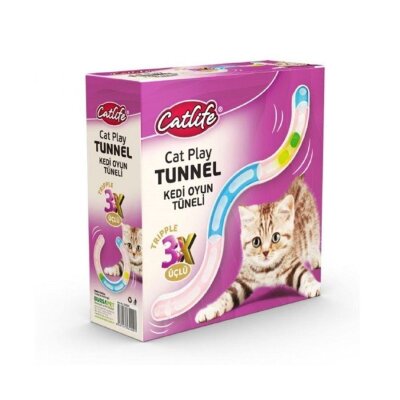 Catlife Katlanabilir Kedi Oyun Tüneli 3'lü