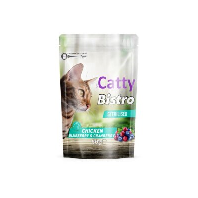 Catty Bistro Tavuklu Kısırlaştırılmış Kedi Ödülü 60 gr