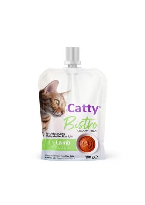 Catty Bistro Tahılsız Kuzulu Kedi Krema Ödülü 100 gr