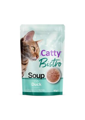 Catty Bistro Tahılsız Ördekli Kedi Çorbası 40 gr