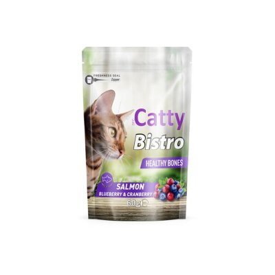 Catty Bistro Somonlu Yaban Mersinli Kedi Ödülü 60 gr