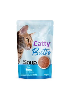 Catty Bistro Ton Balıklı Kedi Çorbası 40 gr