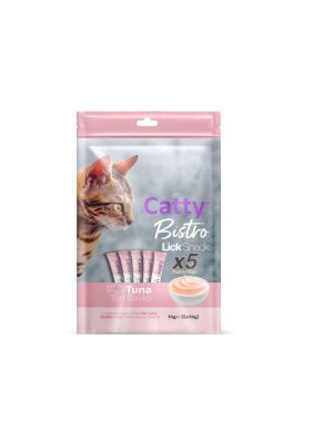 Catty Bistro Ton Balıklı Tahılsız Yavru Kedi Krema Ödülü 5 x 14 gr