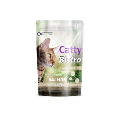 Catty Bistro Kolajenli Somonlu Yaşlı Kedi Ödülü 60 gr