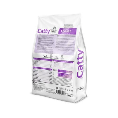 Catty Colourmix Tavuklu Renkli Taneli Yetişkin Kedi Maması 1,5 kg