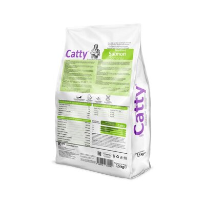 Catty Somonlu Kısırlaştırılmış Yetişkin Kedi Maması 1,5 kg