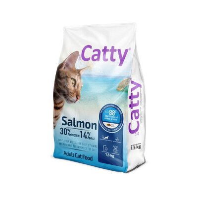Catty Somonlu Yetişkin Kedi Maması 1,5 kg