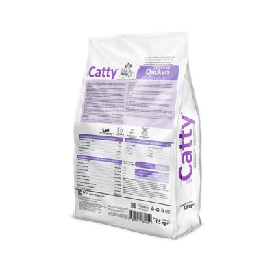 Catty Tavuklu Kısırlaştırılmış Yetişkin Kedi Maması 1,5 kg