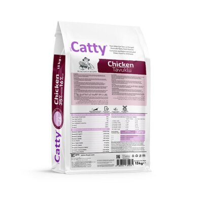 Catty Tavuklu Yavru Kedi Maması 15 kg