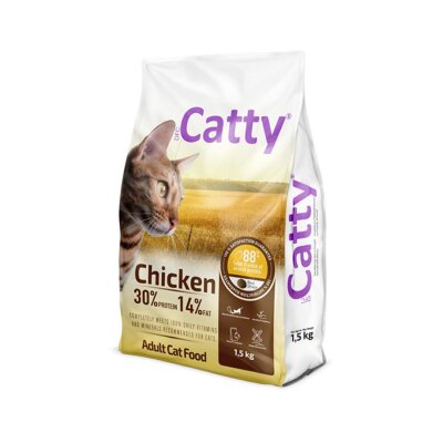 Catty Tavuklu Yetişkin Kedi Maması 1,5 kg