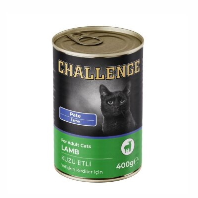 Challenge Kuzu Etli Pate Yetişkin Kedi Konservesi 400 gr