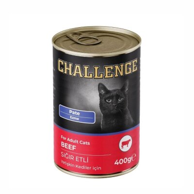 Challenge Sığır Etli Pate Yetişkin Kedi Konservesi 400 gr