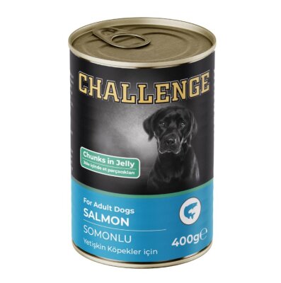 Challenge Somonlu Yetişkin Köpek Konservesi 400 gr