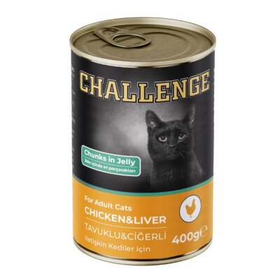 Tavuk ve Ciğerli Yetişkin Kedi Konservesi 400 gr