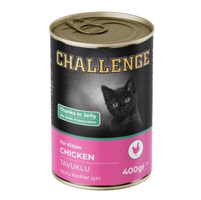 Challenge Tavuklu Yavru Kedi Konservesi 400 gr