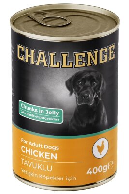 Challenge Tavuklu Yetişkin Köpek Konservesi 400 gr