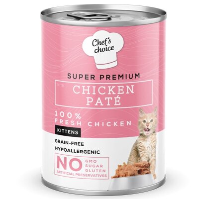Chef's Choice Tavuklu Ezme Yavru Kedi Konservesi 400 gr
