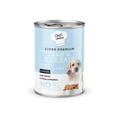 Chef's Choice Kuzulu Somonlu Ezme Yavru Köpek Konservesi 400 gr