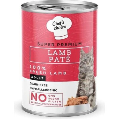 Tahılsız Kuzu Etli Ezme 400 gr Yaş Kedi Maması