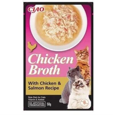 Ciao Churu Somonlu Tavuk Sulu Kedi Ödülü 50 gr