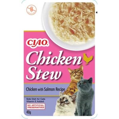 Ciao Churu Tavuk Güveç ve Somonlu Kedi Ödülü 50 gr