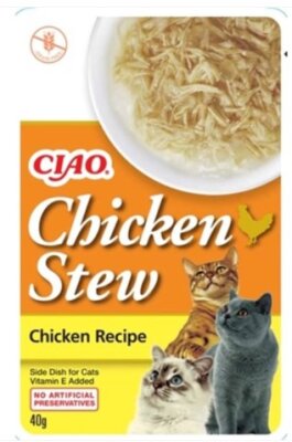 Ciao Churu Tavuk Güveçli Yüksek Nemli Kedi Ödülü 40 gr