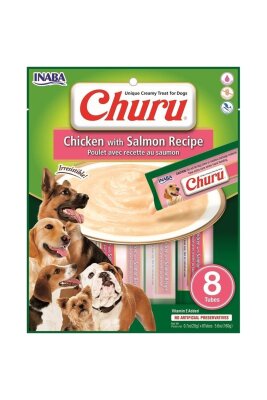 Ciao Churu Somonlu Tavuklu Krema Köpek Ödül Maması (8x20 gr)