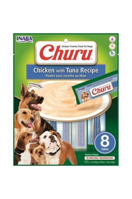 Ciao Churu Ton Balıklı Tavuklu Krema Köpek Ödül Maması (8x20 gr)