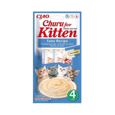 Ciao Churu Ton Balıklı Yavru Kedi Krem Ödülü 4 x 14 gr