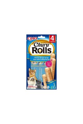 Ciao Sticks Tavuk Sargılı Çubuk Kedi Ödülü 4 x 10 gr