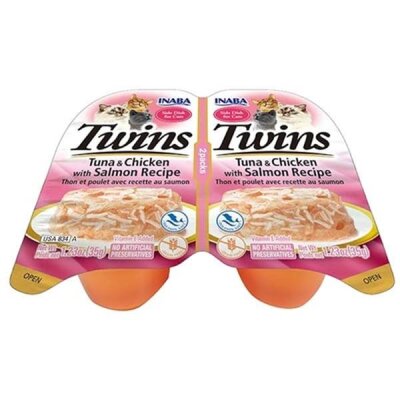 Ciao Twins Churu Somon ve Tavuklu Jöle Kedi Ödülü 2 x 35 gr