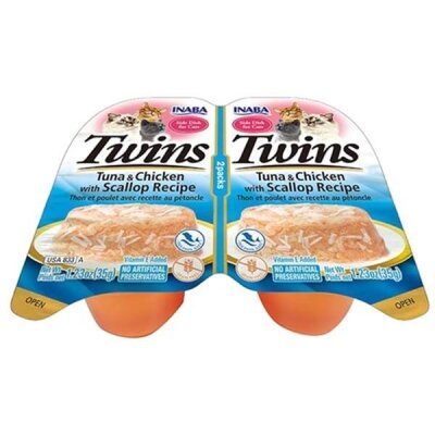 Ciao Twins Churu Ton Balık Deniz Tarak-Tavuklu Jöle Ödülü 2 x 35 gr